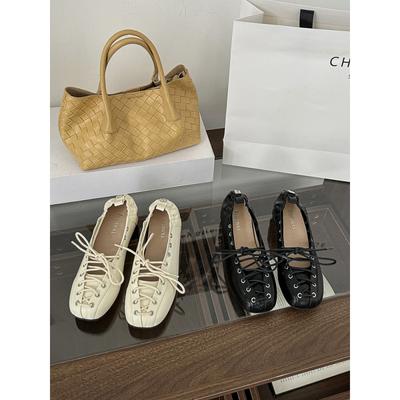 Новые универсальные туфли-оксфорды на шнуровке с квадратным носком, женские ретро, с внутренней платформой, с перекрестным ремешком, с мелким вырезом, женские туфли