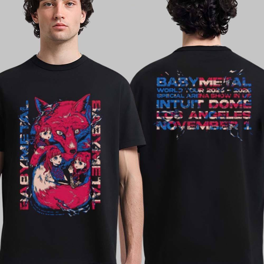 Babymetal World Tour 2025 2026 Special Arena Show In US In Los Angeles Unisex T-Shirt