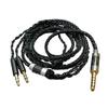 Silver Plated 3.5mm To 3.5mm Male Headphones Cable for D7100 Headphones Lightweight and E Earphone Cord 59.1inch
