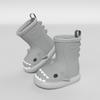 Женские резиновые сапоги «Акула» - Милые, Нескользящие, Водонепроницаемые, для помещений/улицы, Парные для родителей и детей, Модный летний стиль