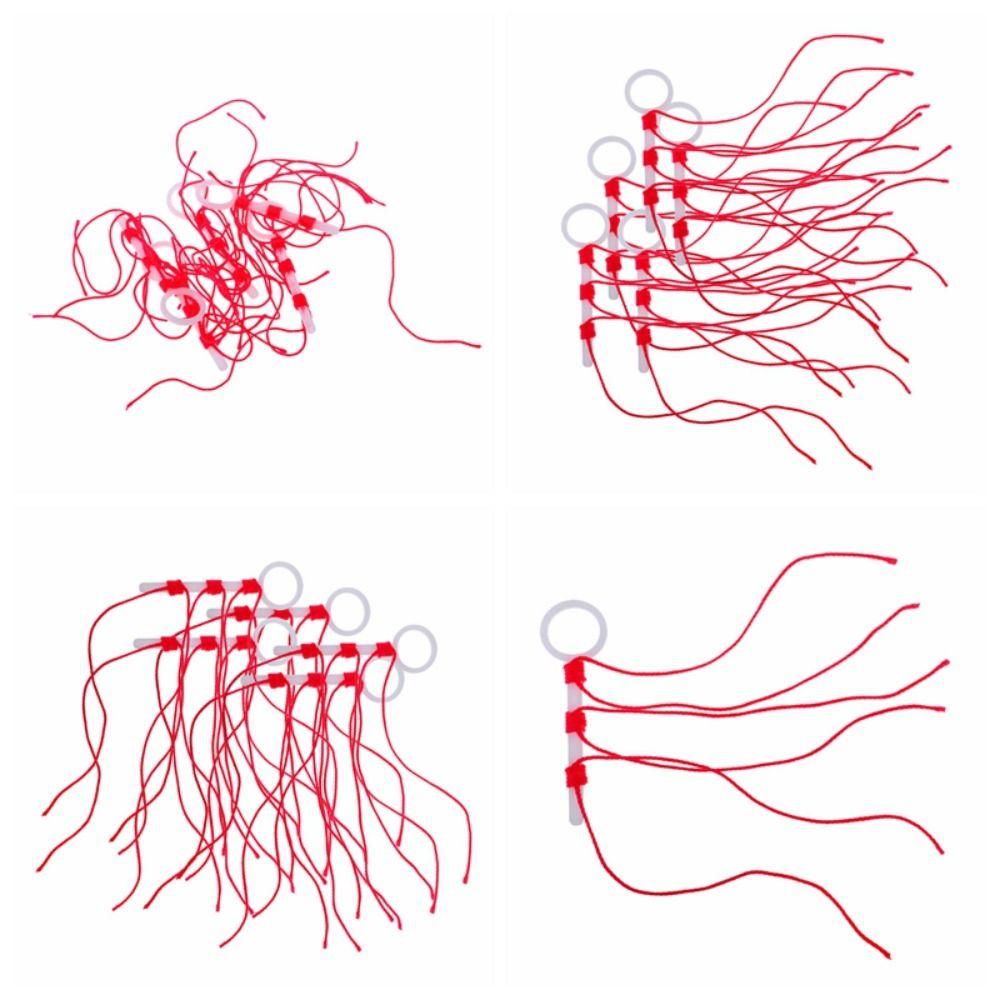50pcs Fishing Tools Bobber Looper Stop Knots Cotton Thread Cotton Thread Knot   Sea Fishing