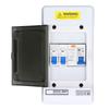 2 Way Circuit Breaker IP66 Mini Leakage Circuits Breakers 40A 30mA RCD+2MCB(6A+16A) 230V AU