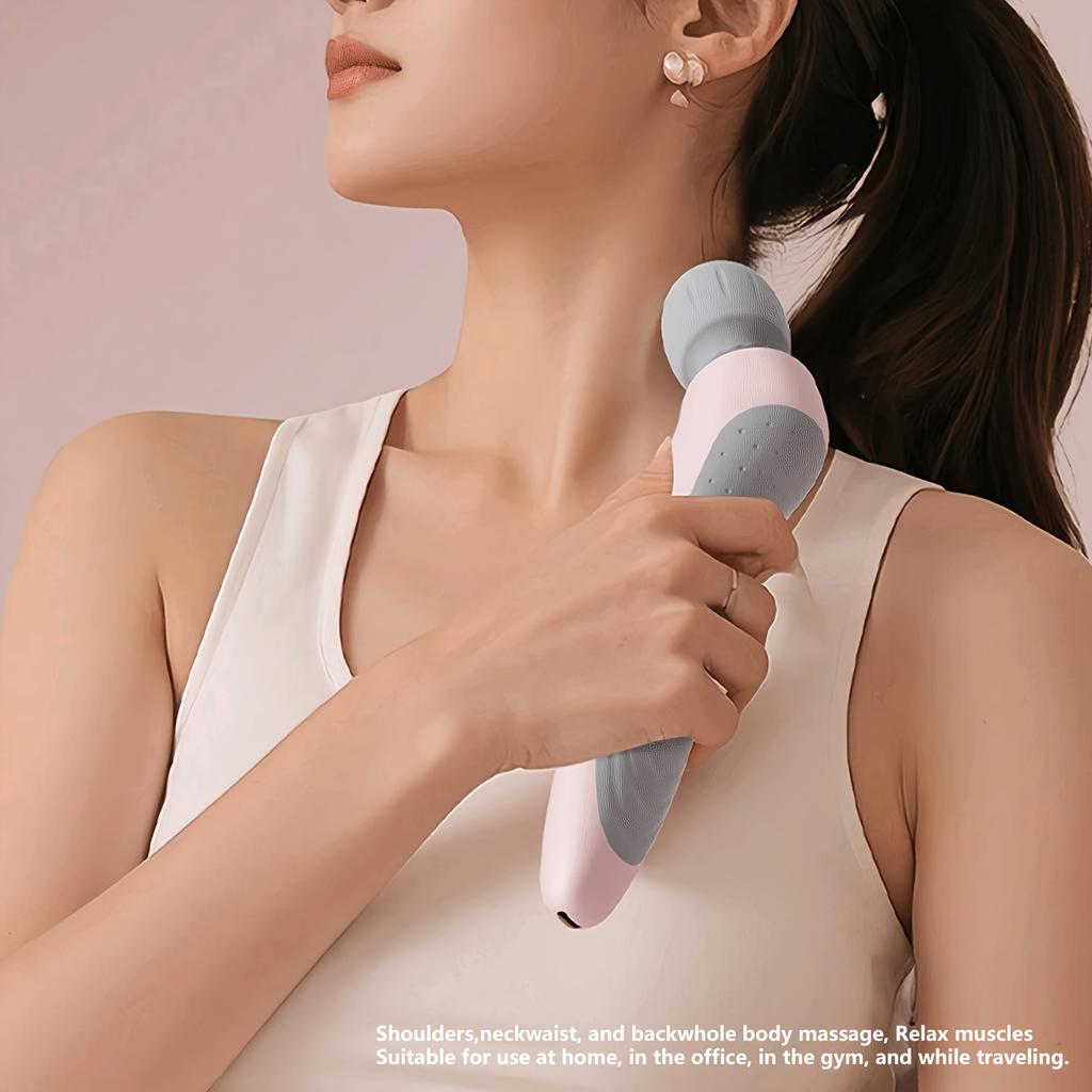 Cordless Full-Body Handheld Massager for Neck, Back, Shoulders, Waist, Legs, and Feet