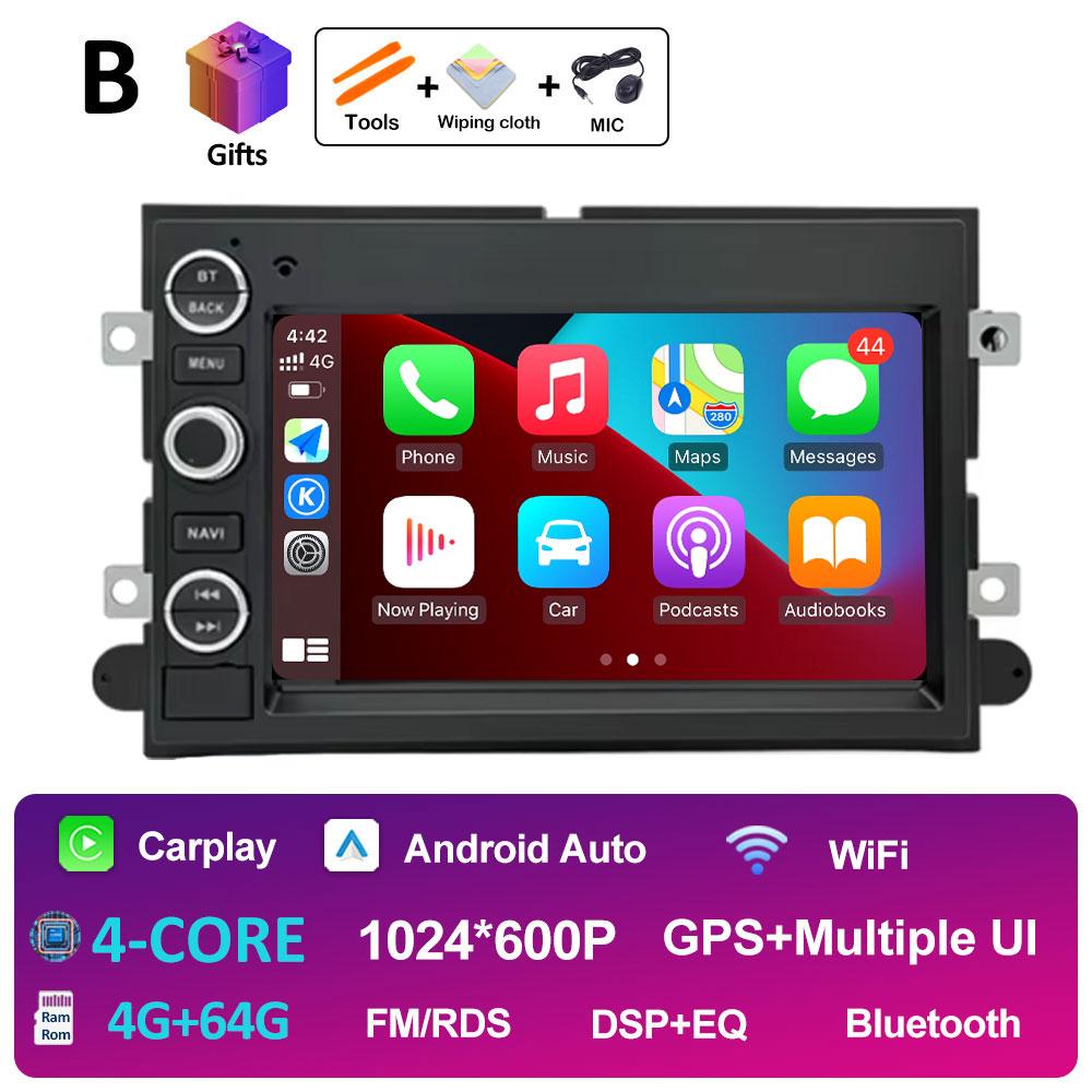 For Ford 500 F150 Android Smart System 7 inch Car Video Multimedia Player Bluetooth DSP Stereo 2.5D Touch Screen Head Unit WIFI