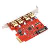 Карта расширения USB3.0 4-портовая карта-адаптер с портом питания SATA для NEC Master Control D720201