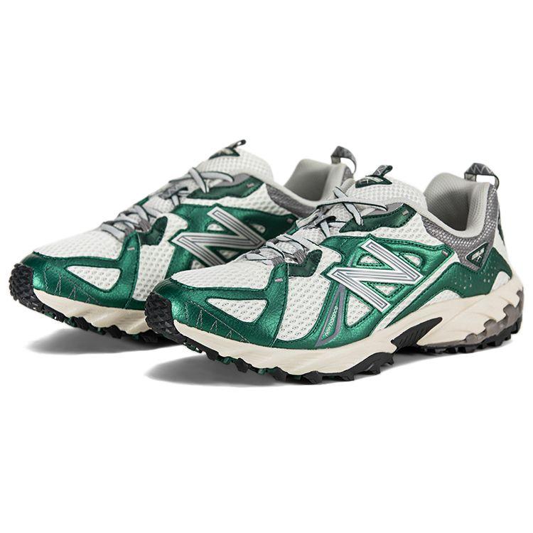 New Balance 610 Nightwatch Зеленые кроссовки унисекс Sea-Salt Shadow-Grey ML610TMB