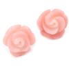 [J6191] - Designer Earrings 'Rosa Romantica' Pink