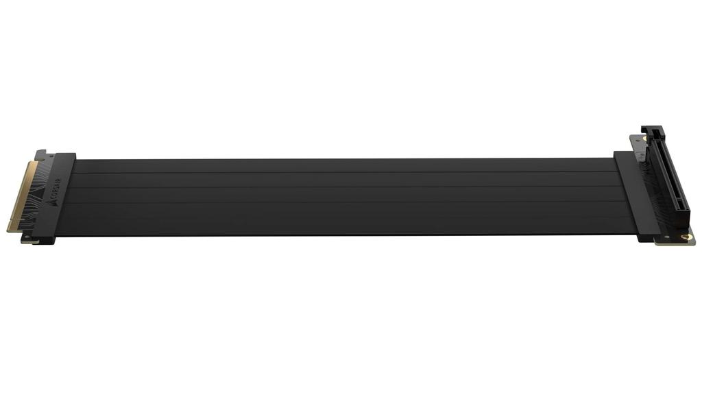 Удлинительный кабель CORSAIR Premium PCIe x16, 300 мм, вертикальный кабель для графической карты, черный, 4.0 CC-9310001-WW