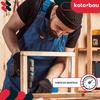 KOTARBAU® Carpenter's Angle Construction Connector Stainless Steel Galvanized 80 X 80 X 20 MM Set of 100 PCS