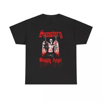 Haunted Mound Кровавые Слезы Ангела Sematary Альбом Тур Футболка Топы Футболка