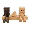 Car Dashboard Statue Shaking Feet Wooden Doll Couple Decorative Man Figurine Creative