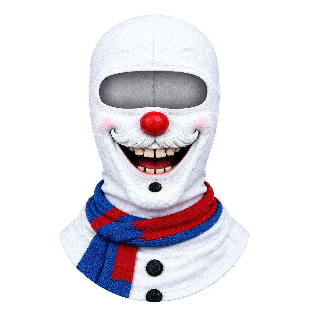 Breathable Ski Mask 3D Face Printed Winter Mask Cover For Outdoor/Cycling/Pranks/Party