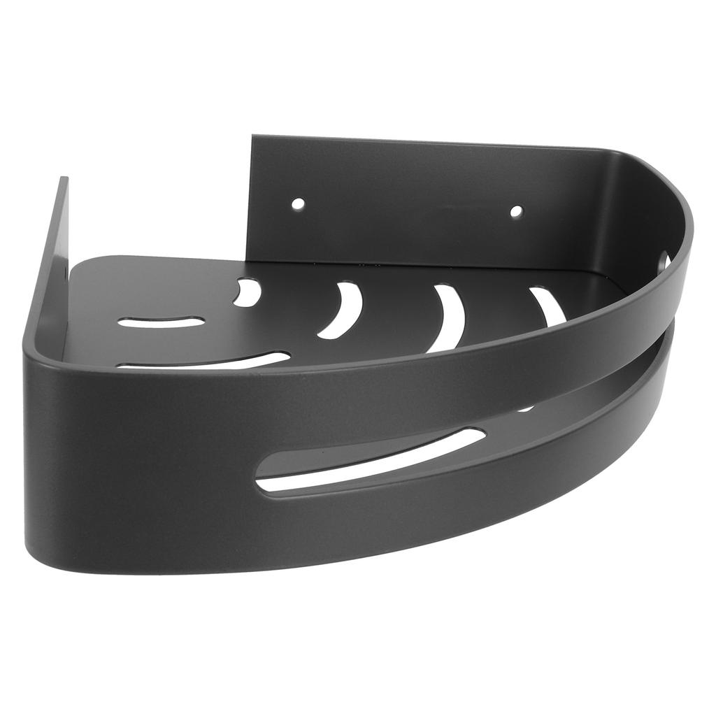 Серая угловая полка, алюминиевая треугольная полка для хранения, органайзер, аксессуары для ванной комнаты