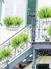 10 шт. искусственные растения, трава, кустарники, не выцветают, искусственные пластиковые цветы, уличные для ваз, фермерский дом, сад, крыльцо, патио, офис, помещение, свадебное украшение