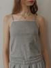 EIGHT DAYS A WEEK Lace Ribbed Sleeve Grey Ad356