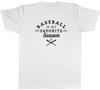 Baseball is my Favourite Season American Sport Unisexs TShirt Tee Gift Top