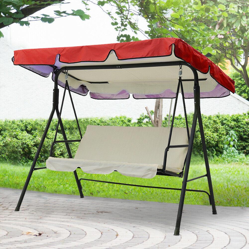 Сменный навес для качелей, 2/3-местного гамака, крышка, верхняя часть, открытый сад