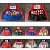 Muay Thai Thai Kick Boxing  Shorts Fight Boxer MMA Training Martial Art Satin 5