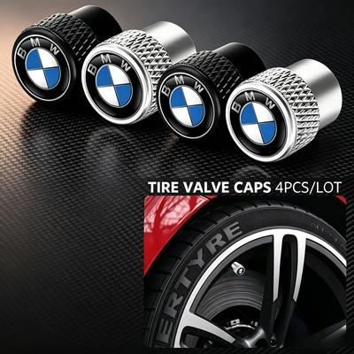 BMW Metal Tire Valve Caps 4PCS Anti Dust Air Stem Covers JMGY3