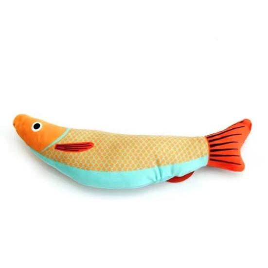 Catnip Toy with Built-in Bell Tail Persimmon And Tomato Shapes Cat Toy for Interactive Play Soft Chew-Resistant Plush Toys