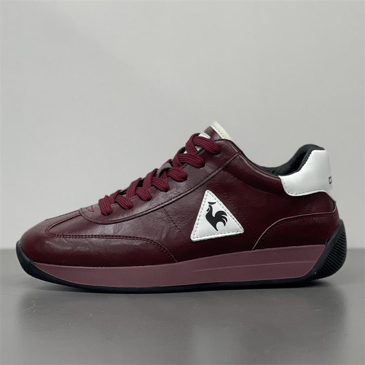 Мужские зимние кожаные кроссовки 2025 Rooster Forrest Gump с флисовой подкладкой: Теплые, из натуральной кожи, низкие спортивные туфли