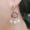 Корейские модные серьги с искусственным жемчугом и кисточками для женщин, модные серьги золотого цвета, ювелирные изделия, аксессуары для вечеринок