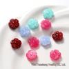 Colorful Acrylic Imitation Stone Five-Petal Flower Beads for DIY Jewelry and Bracelet Spacers