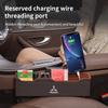 Car Seat Gap Organizer Seat Crevice Slot Storage Box For Mitsubishi Outlander Pajero Lancer Evolution X Ralliart Asx L200 Triton TX1