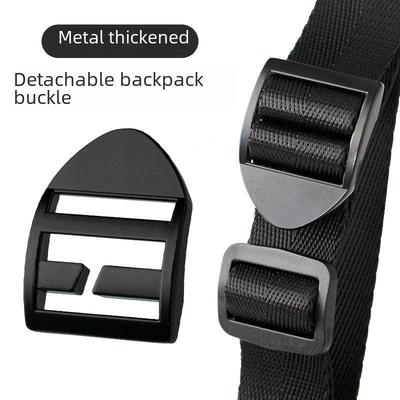 Усиленный сетчатый рюкзак с металлической пряжкой и регулируемыми ремнями для походов и школы