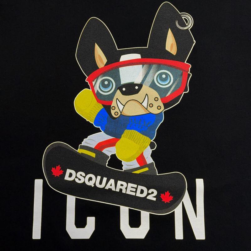 DSQUARED2 unique men's t-shirt nero - Size: XXL