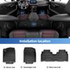 Для Chevrolet Blazer EV 2025 / Honda Prologue / Cadillac Lyriq EV TPE 3D автомобильные коврики для пола всепогодные черные коврики левый руль
