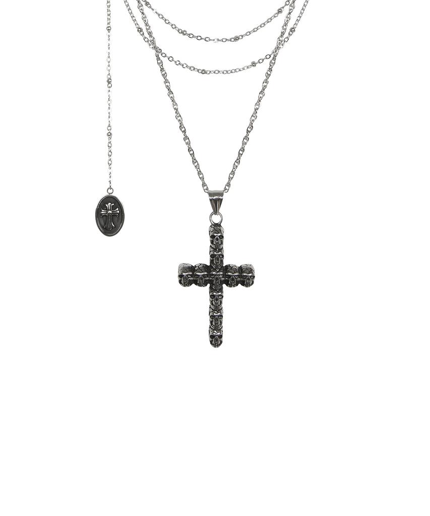 Ожерелье Luvistrue Gt Cross(Серебряный)