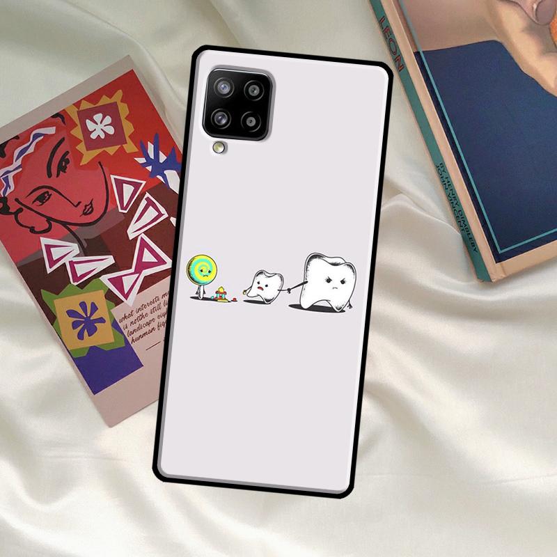 Стоматолог Стоматологические Зубы Зубной Врач Чехол Для Samsung Galaxy A56 A36 A06 A13 A53 A32 A12 A22 A52 A35 A26 A16 A55 A15 A54 A34 A14