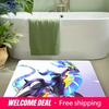 Fantasy Miraidon Pokemon Print Soft Non-slip Absorbent Indoor Doormat Rug Home Bedroom Bathroom Entryway Decor Floor Mat