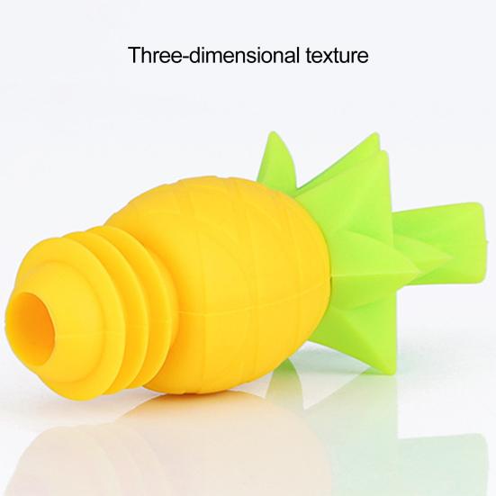 Пробка для вина, различные стили, 3D дизайн ананаса, силиконовые подвески для бокалов, простая в использовании герметичная пробка для вина