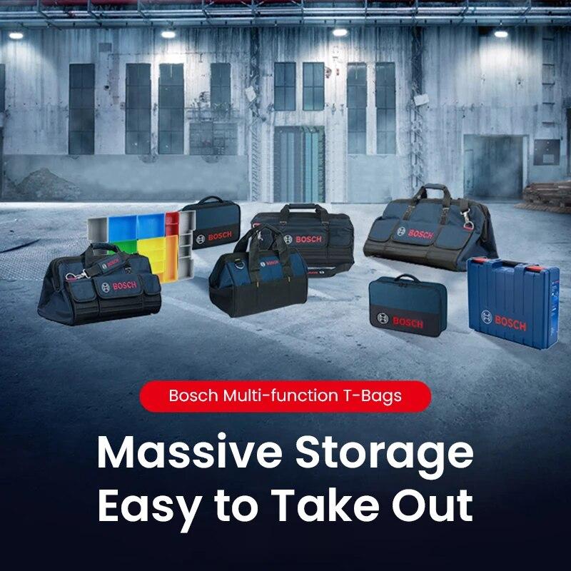 Bosch Сумка для инструментов MINI & S Прочная прочная многофункциональная сумка Портативная прочная сумка для инструментов Оригинальная сумка большой емкости Водонепроницаемая сумка