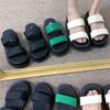 High Sense Fashion Versatile One-word Drag Women's Casual Sandals Thick-bottomed Black Slippers Women's Outer Wear 2025 Summer New