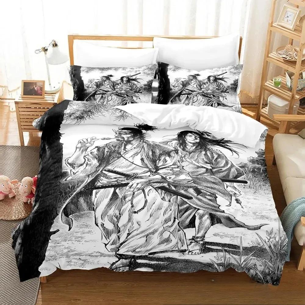 Comforter 3D Print Vagabond Bedding Set Bed Set Comforter King Queen Size Boys Adult Bedding Set