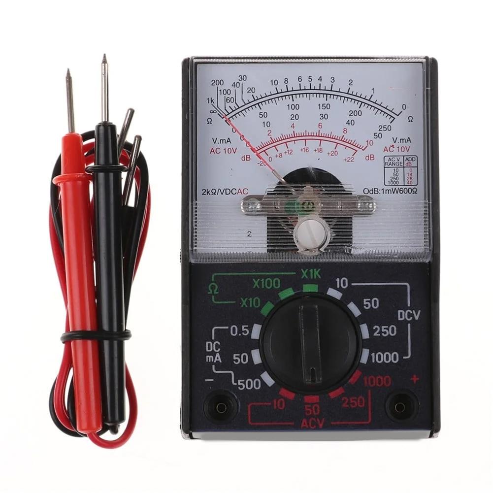 Mini Analog Multimeter Tool 110A AC Digital Multimeter Tester Portable Volt Multi Meter Car Battery Tester Circuit Tester