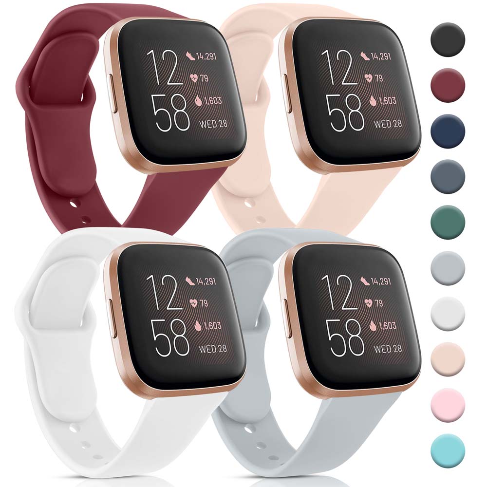 Силиконовый ремешок для Fitbit Versa 2 1 Lite, сменный спортивный ремешок для часов, браслет для Fitbit Versa 2 Lite, водонепроницаемый браслет