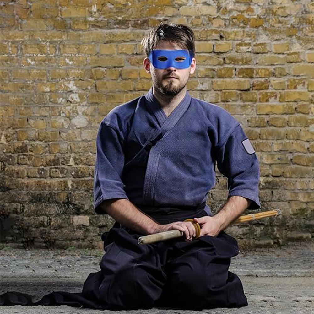 4 шт. ПВХ маска для глаз ниндзя для Хэллоуина, косплей-вечеринки, аксессуары для нарядов