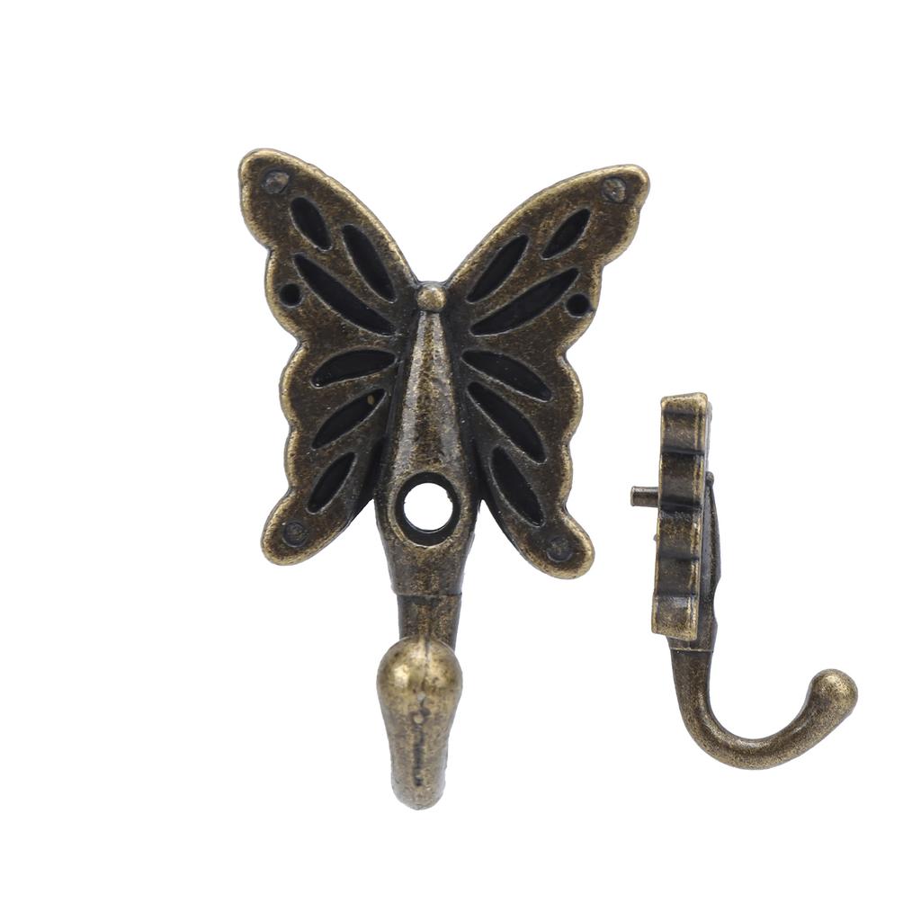 5 шт. крючков для одежды винтажная кованая вешалка из цинкового сплава для сумок, декора, полотенец, шарфов