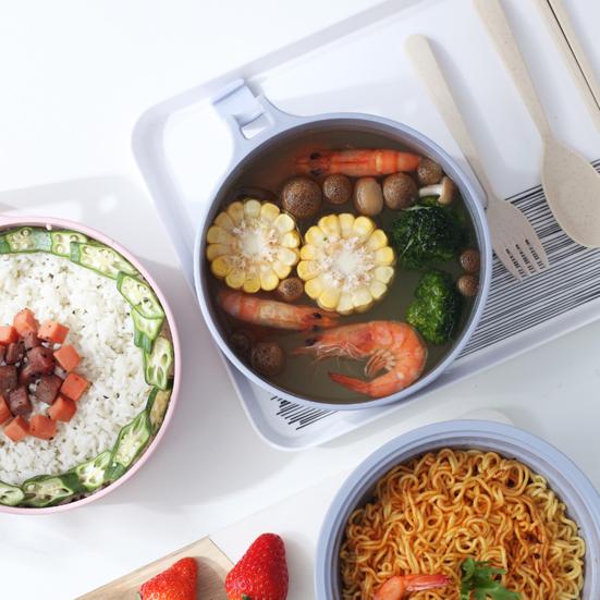 Набор мисок для приготовления рамена Yousheng Microwave Ramen, микроволновая печь, рамэн-машина с крышкой, компактная машина для приготовления лапши быстрого приготовления для общежития, домашнего офиса