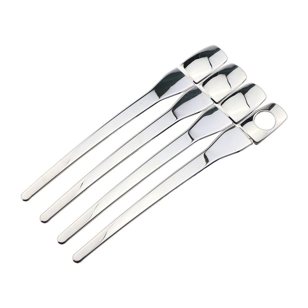 For Peugeot 2008 2014-2017 2018 2019 Car Door Handle Cover Trim 8pcs Stainless Steel Styling Decorative Accessories