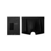Black Label Solid Low Rise Smooth Anti Chafing Boxer Shorts Men Underwear Space-Black NB3391-UB1