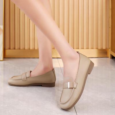 Мокасины женские новые британские туфли женские одинарные, мягкая подошва, туфли Doudou, долгое ношение не надоедает, одна педаль плоская женская обувь