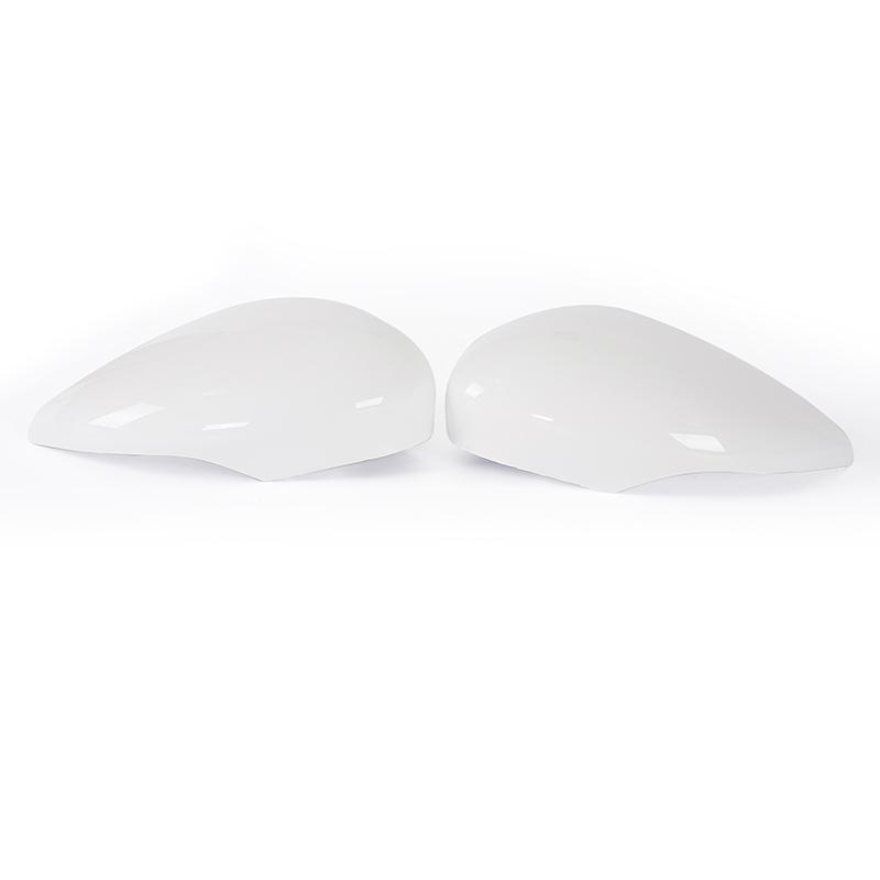 Рифмованная боковая крышка зеркала заднего вида, крышка корпуса, накладка, декор, глянцевая замена автомобиля для Ford Fiesta MK7