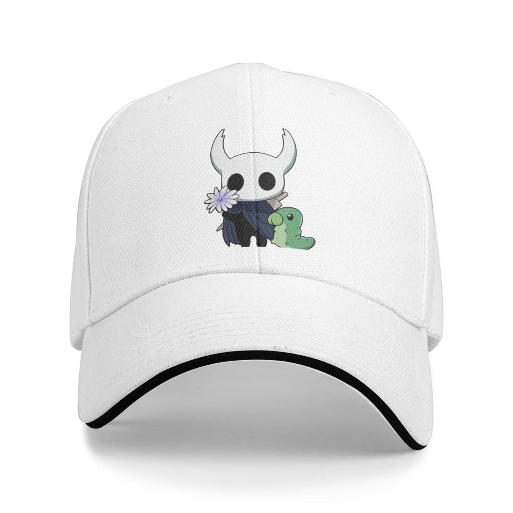 Funny Video Game Hollow Knight  Baseball Caps Hip Hop  Sandwich Caps for Unisex Women Adjustable Headwear Outdoor
