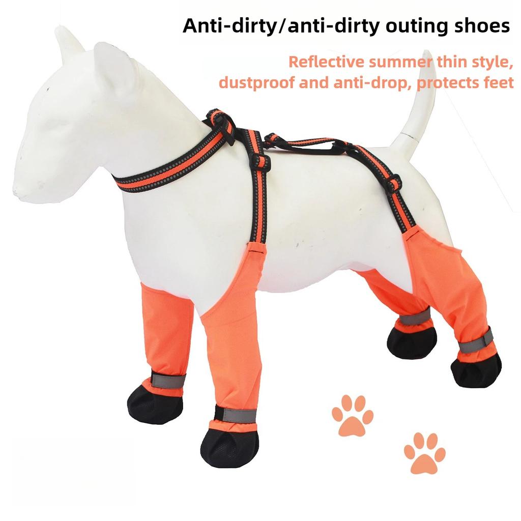 Go Out Dog Boots Dog Shoes Anti-dirty Pet Claw Protector Waterproof All Seasons Pet Products