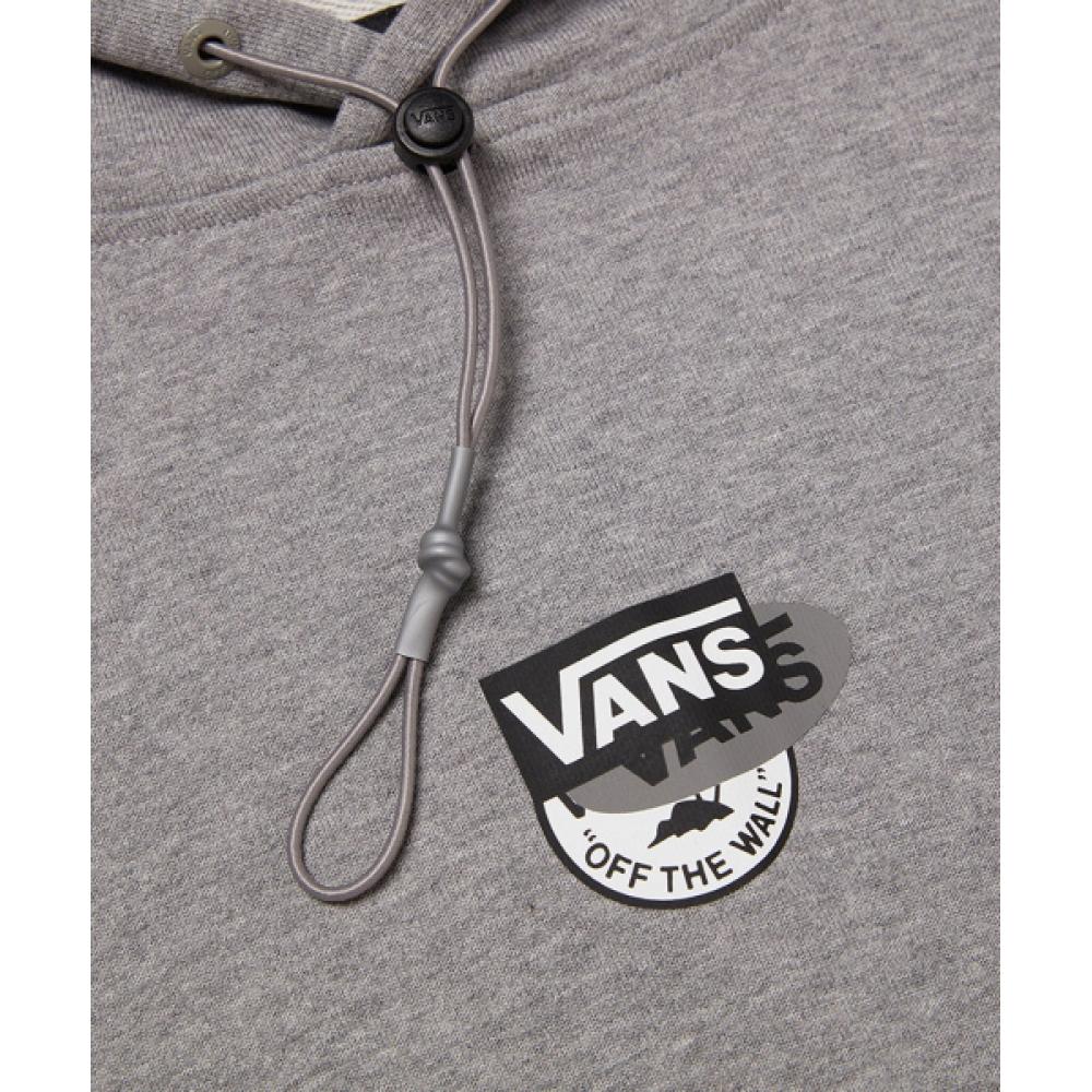 Vans Side PockeT Hooded T shirT   heaTher Grey  vn000kcyhTg1